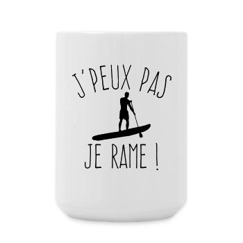 J'peux pas je rame  - Grande tasse 440 ml - blanc - Devant