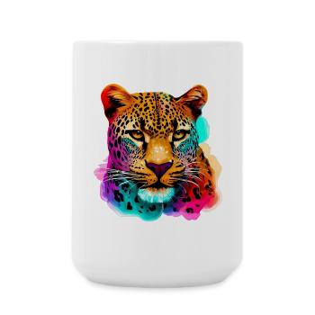 Leopard - Large Mug 440 ml - white - Front