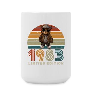 1983 Limited Edition Geburtstag Vintage Retro - Große Tasse 440 ml - Weiß - Vorne