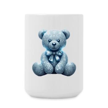 Crystal Bear Diamond Diamonds - Large Mug 440 ml - white - Front