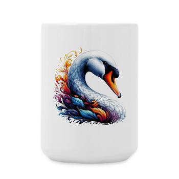 Cygne - Grande tasse 440 ml - blanc - Devant