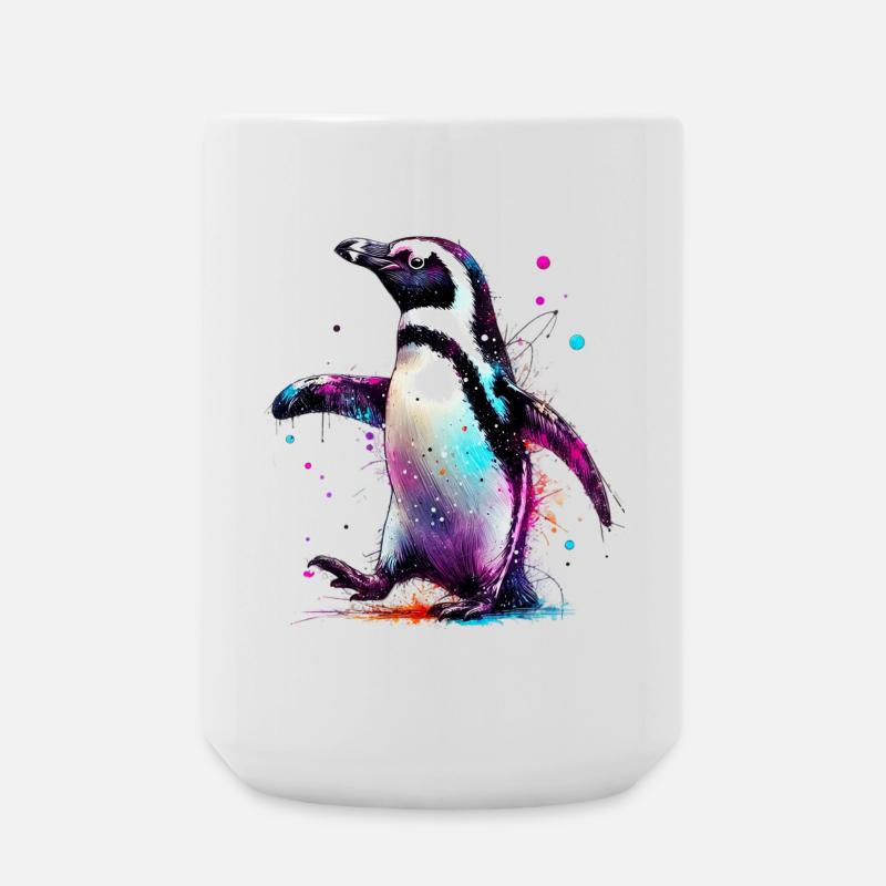 Pinguin - Große Tasse 440 ml - Weiß
