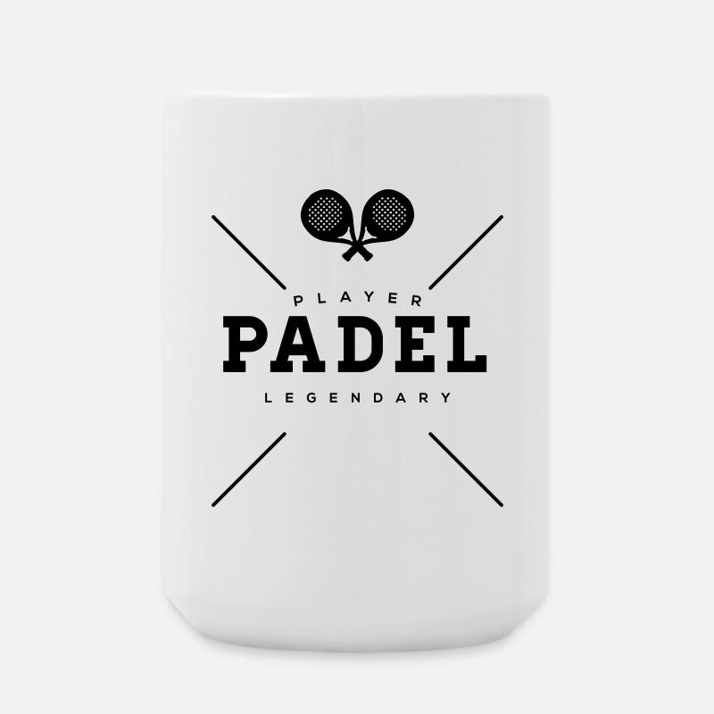 padel sport - Large Mug 440 ml - white