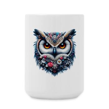 Owl - Large Mug 440 ml - white - Front