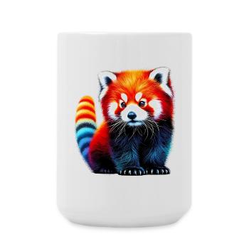 Kleiner Panda - Große Tasse 440 ml - Weiß - Vorne
