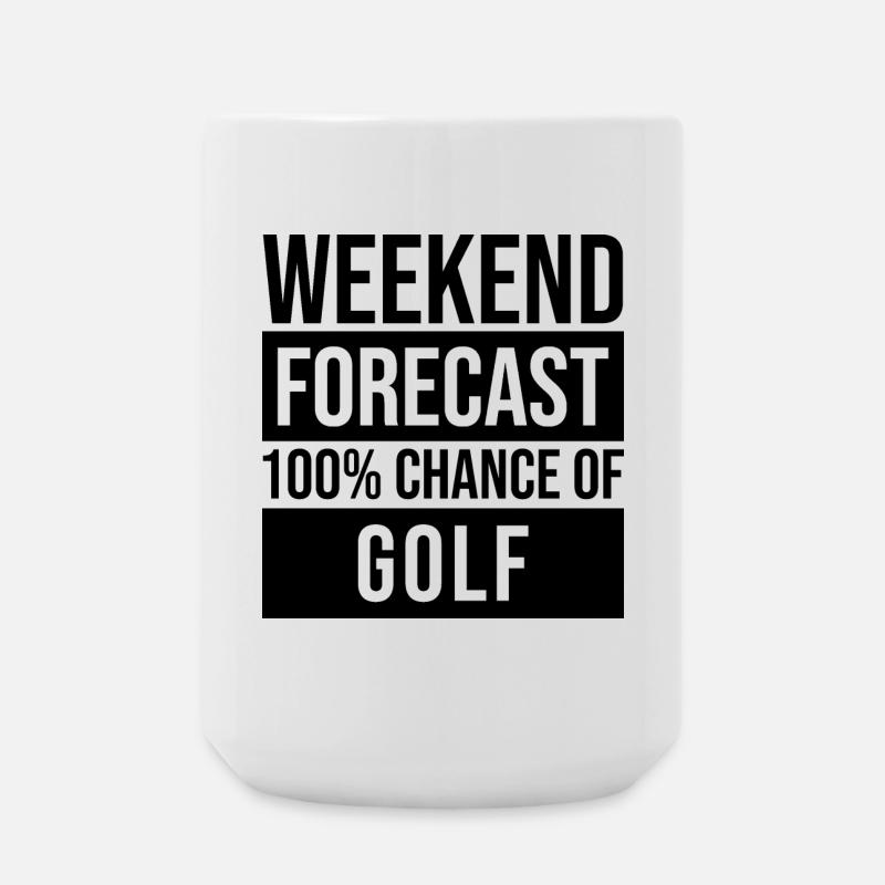 Golf - Große Tasse 440 ml - Weiß