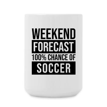 Soccer - Large Mug 440 ml - white - Front