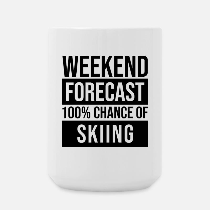Ski - Large Mug 440 ml - white