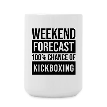 Kickboxer - Große Tasse 440 ml - Weiß - Vorne