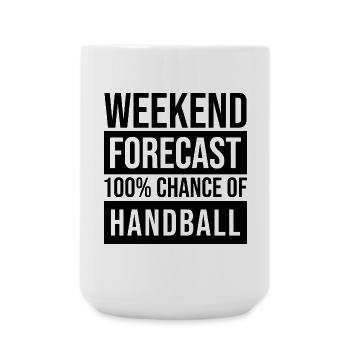 handball - Grande tasse 440 ml - blanc - Devant