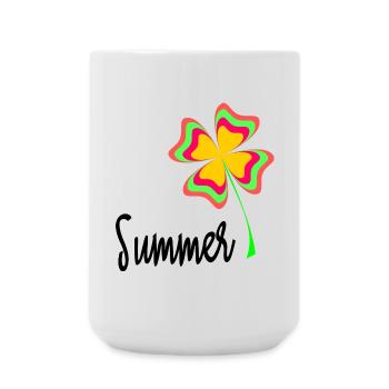 HOLIDAY. HAPPY HOLIDAYS. MISTRESS. MASTER. TEACHER - Large Mug 440 ml - white - Front