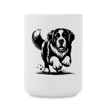 Saint-bernard - Grande tasse 440 ml - blanc - Devant