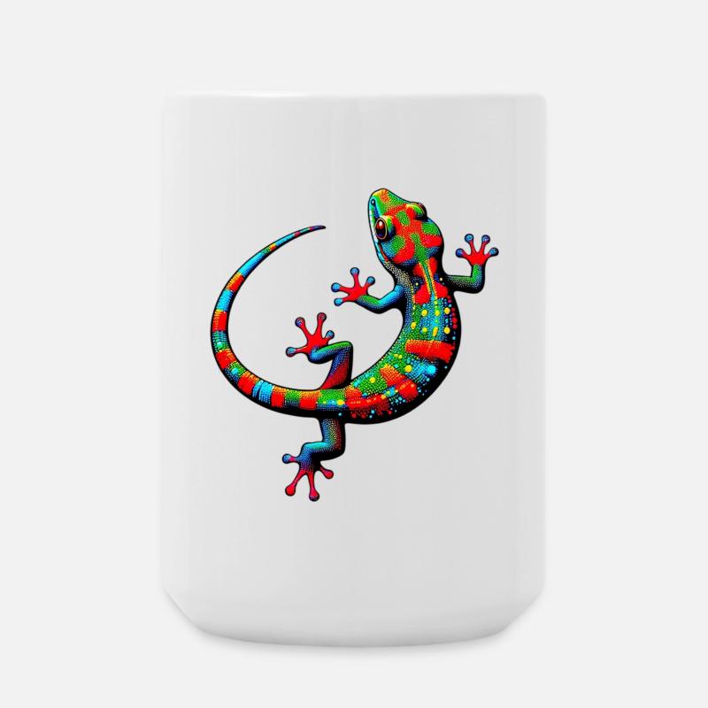 Gecko - Große Tasse 440 ml - Weiß
