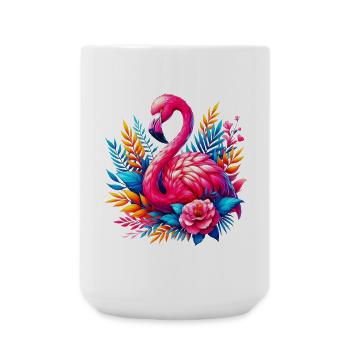 Flamant - Grande tasse 440 ml - blanc - Devant