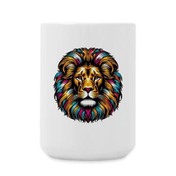 Lion - Large Mug 440 ml - white - Front