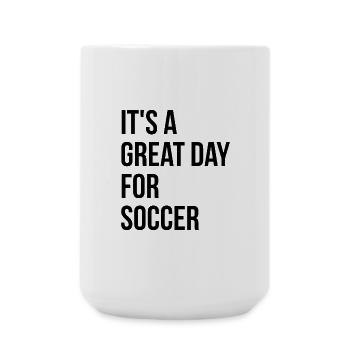 Soccer - Large Mug 440 ml - white - Front