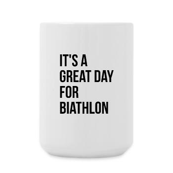 Biathlon - Large Mug 440 ml - white - Front