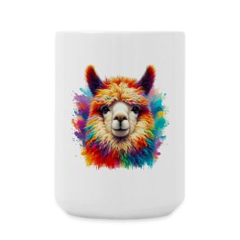 Alpaga - Grande tasse 440 ml - blanc - Devant