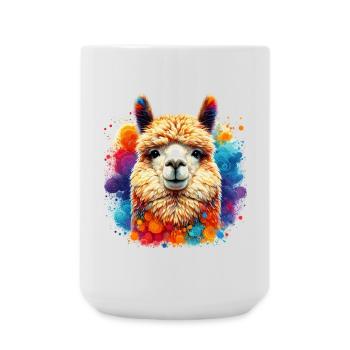 Alpaga - Grande tasse 440 ml - blanc - Devant