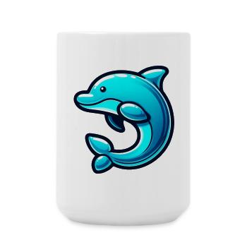 Dolphin - Large Mug 440 ml - white - Front