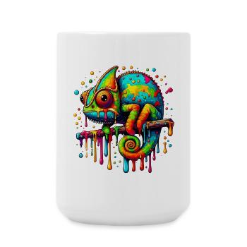 Caméléon - Grande tasse 440 ml - blanc - Devant