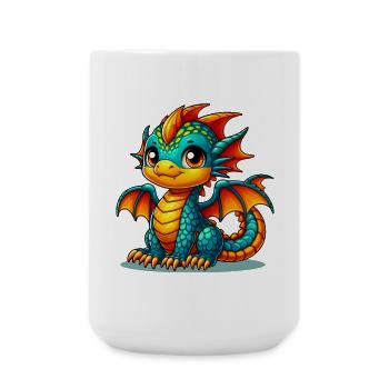 Dragon - Large Mug 440 ml - white - Front