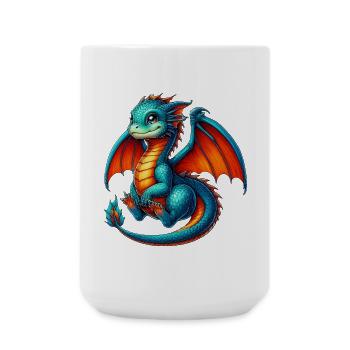 Dragon - Grande tasse 440 ml - blanc - Devant