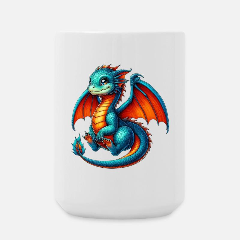 Dragon - Grande tasse 440 ml - blanc