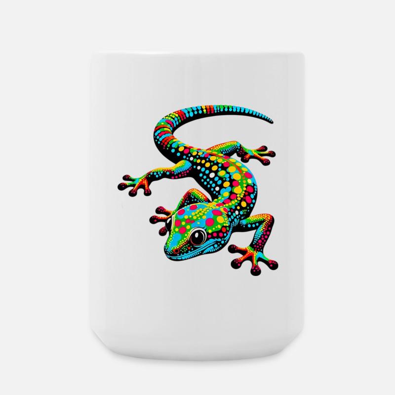 Gecko - Große Tasse 440 ml - Weiß