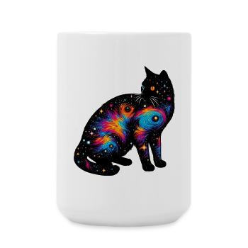 Cat - Large Mug 440 ml - white - Front