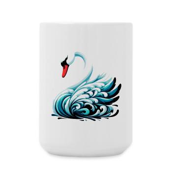 Swan - Large Mug 440 ml - white - Front