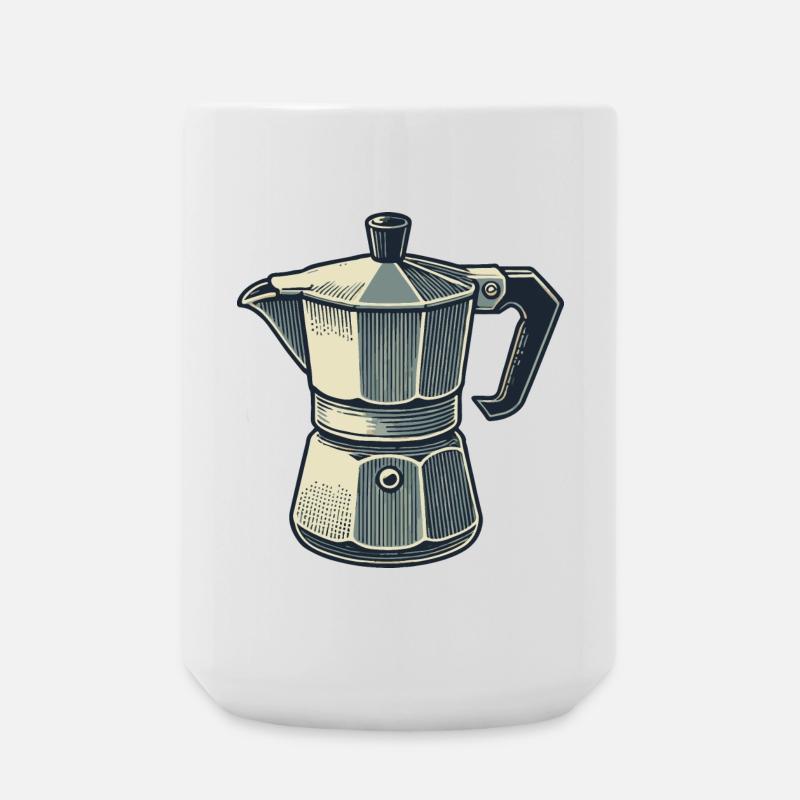 Espresso pot - Large Mug 440 ml - white