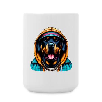 Chien - Grande tasse 440 ml - blanc - Devant