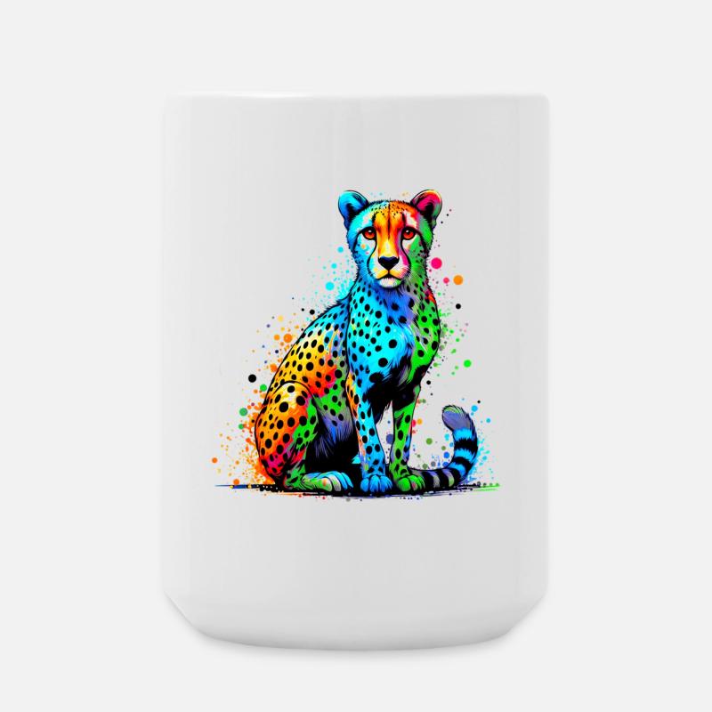 Gepard - Große Tasse 440 ml - Weiß