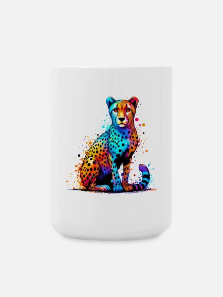 Gepard - Große Tasse 440 ml - Weiß