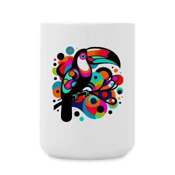 Toucan - Large Mug 440 ml - white - Front