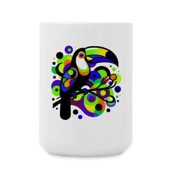 Toucan - Large Mug 440 ml - white - Front