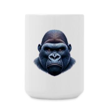 Gorille - Grande tasse 440 ml - blanc - Devant