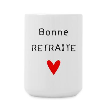 RETIREMENT. HAPPY RETIREMENT. HAPPY RETIREMENT - Large Mug 440 ml - white - Front