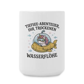 Unicorn deep-sea submarine - Large Mug 440 ml - white - Front