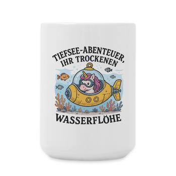 Unicorn deep-sea submarine - Large Mug 440 ml - white - Front