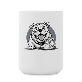 Running - Large Mug 440 ml - white - Front