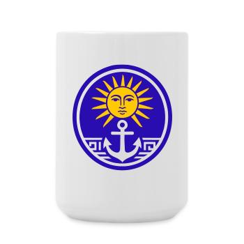 Greece Sun - Large Mug 440 ml - white - Front