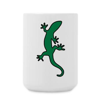 Lizard Salamander gecko - Large Mug 440 ml - white - Front