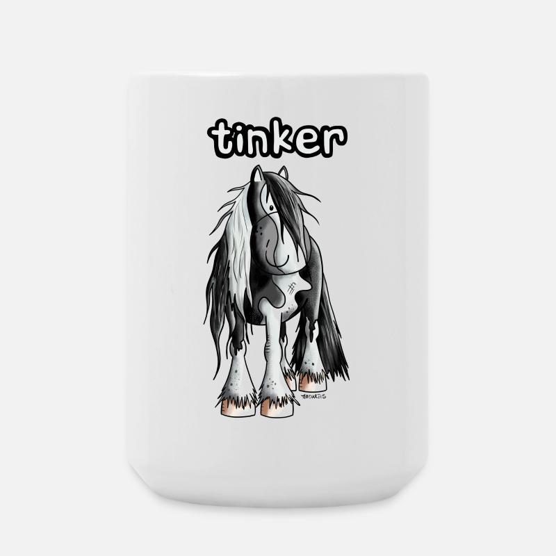Witziger Irish Tinker - Große Tasse 440 ml - Weiß
