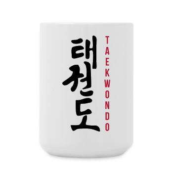 Taekwondo / Taekwon-Do / Tae Kwo Do / Fighter - Large Mug 440 ml - white - Front