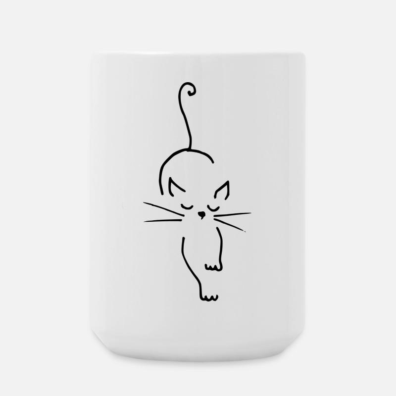 Katze - Large Mug 440 ml - white