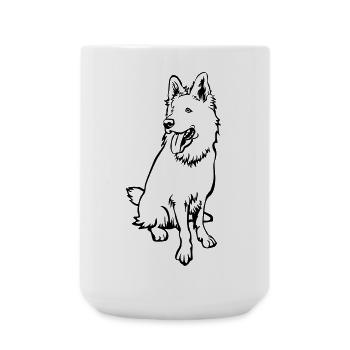 Swiss Shepherd - Large Mug 440 ml - white - Front