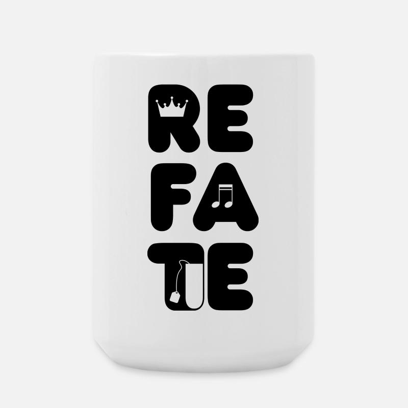 Refate - Bring yourself round - Große Tasse 440 ml - Weiß