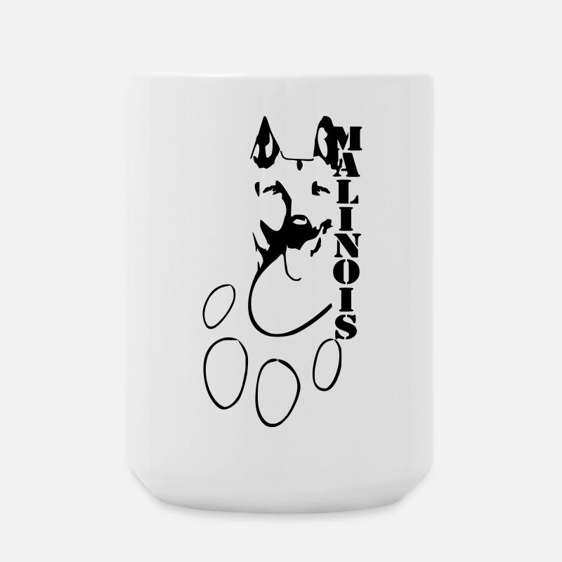 Malinois - Grande tasse 440 ml - blanc